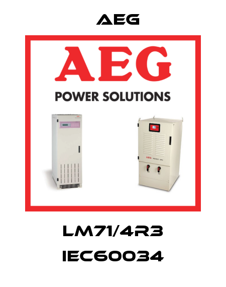 LM71/4R3 IEC60034 AEG