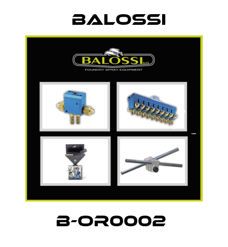 B-OR0002  Balossi