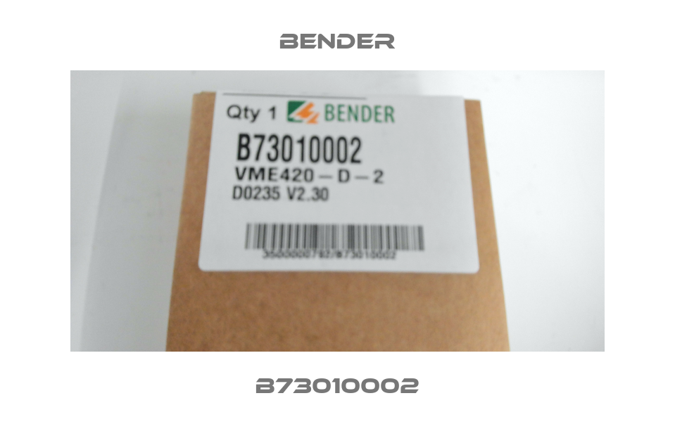 B73010002 Bender