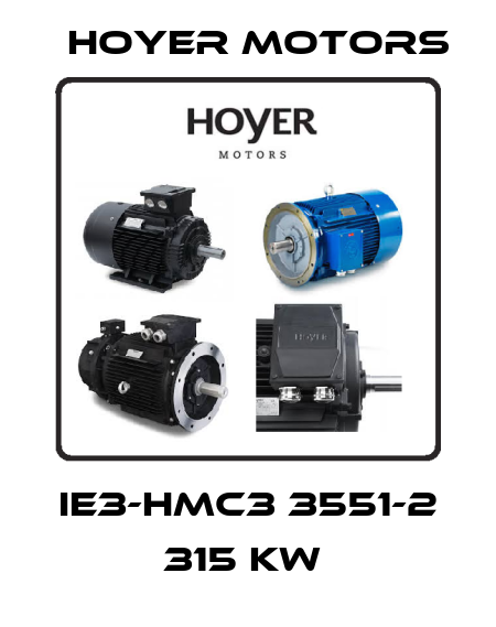 IE3-HMC3 3551-2 315 kW  Hoyer Motors