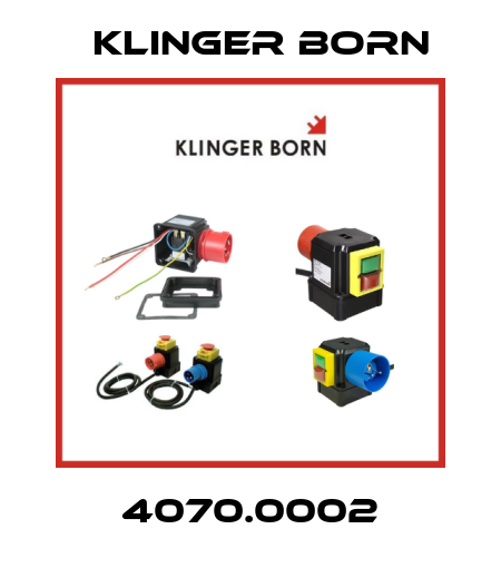 4070.0002 Klinger Born
