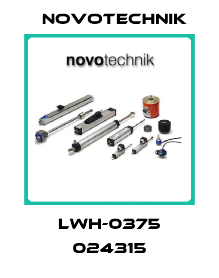 LWH-0375 024315 Novotechnik