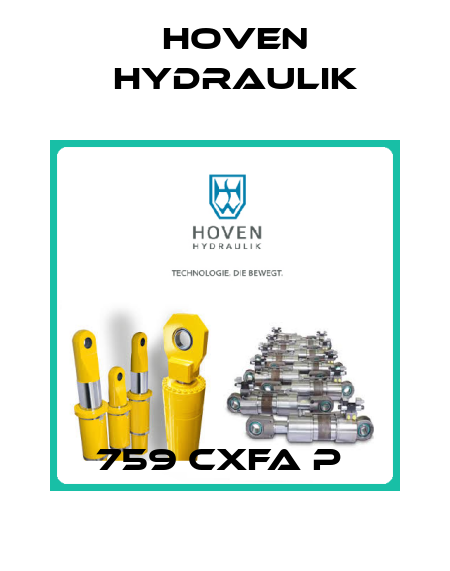 759 CXFA P  Hoven Hydraulik