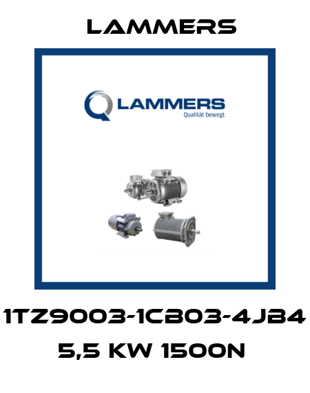 1TZ9003-1CB03-4JB4 5,5 kW 1500n  Lammers