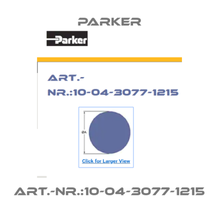 Art.-Nr.:10-04-3077-1215 Parker