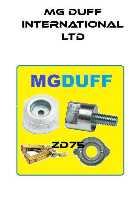 ZD75  MG DUFF INTERNATIONAL LTD