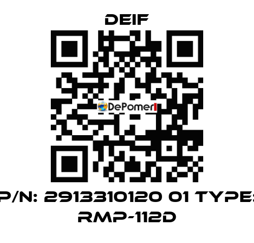 P/N: 2913310120 01 Type: RMP-112D Deif