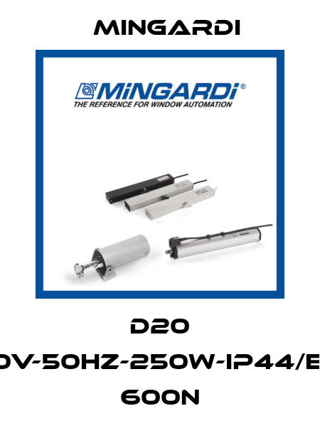 D20 FCE-230V-50HZ-250W-IP44/E-FORCE 600N Mingardi