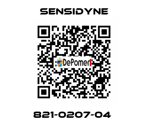  821-0207-04  Sensidyne