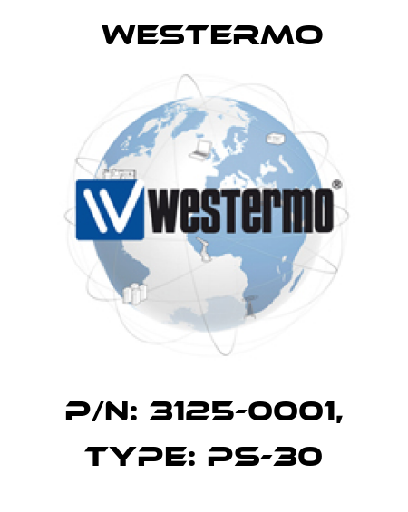 P/N: 3125-0001, Type: PS-30 Westermo