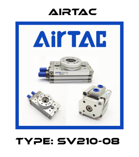 Type: SV210-08  Airtac