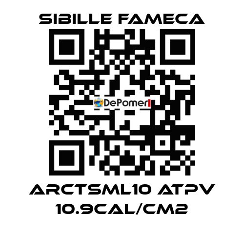 ARCTSML10 ATPV 10.9CAL/CM2 Sibille Fameca