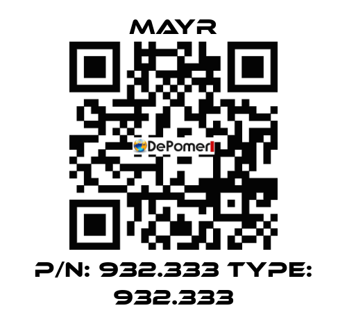 P/N: 932.333 Type: 932.333 Mayr