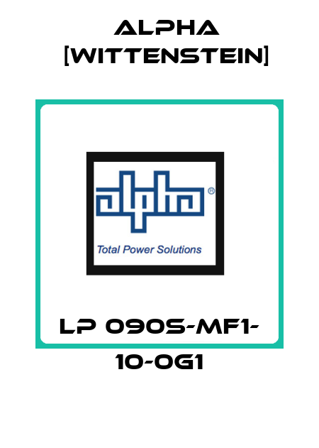 LP 090S-MF1- 10-0G1 Alpha [Wittenstein]