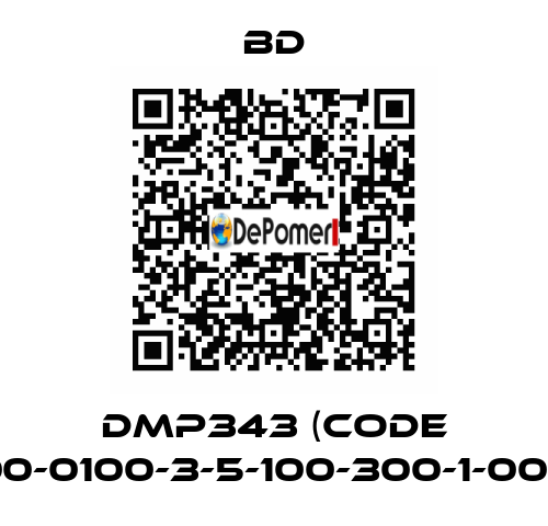 DMP343 (code 100-0100-3-5-100-300-1-000) Bd