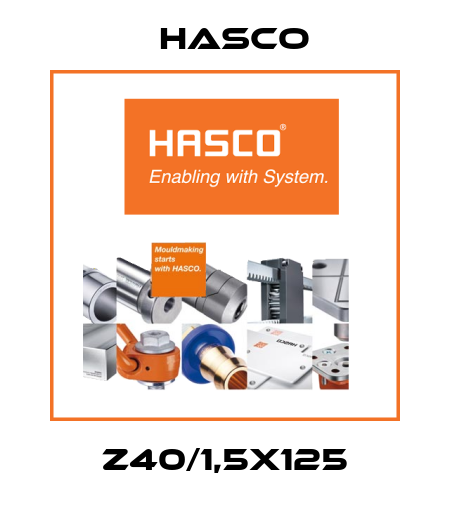 Z40/1,5x125 Hasco