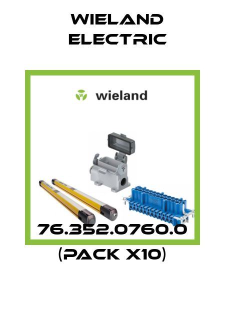 76.352.0760.0 (pack x10) Wieland Electric