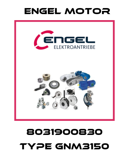 8031900830 Type GNM3150 Engel Motor