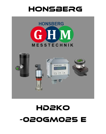 HD2KO -020GM025 E Honsberg