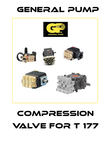 Compression valve for T 177 General Pump