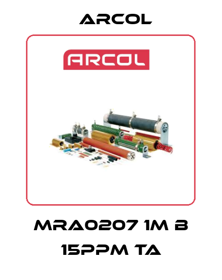 MRA0207 1M B 15PPM TA Arcol