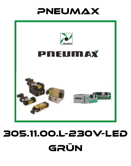 305.11.00.L-230V-LED Grün Pneumax