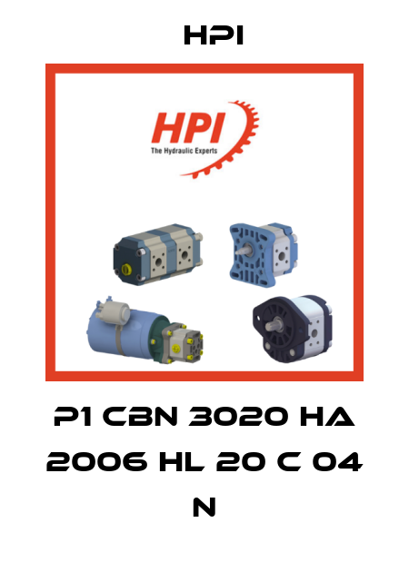 P1 CBN 3020 HA 2006 HL 20 C 04 N HPI