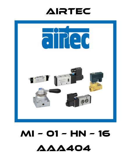 MI – 01 – HN – 16 AAA404  Airtec