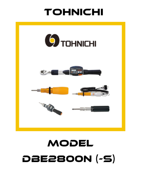 MODEL DBE2800N (-S)  Tohnichi