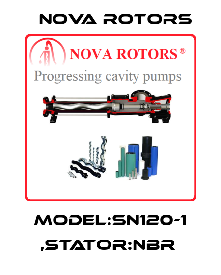 MODEL:SN120-1 ,STATOR:NBR  Nova Rotors