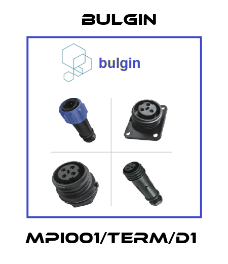 MPI001/TERM/D1  Bulgin