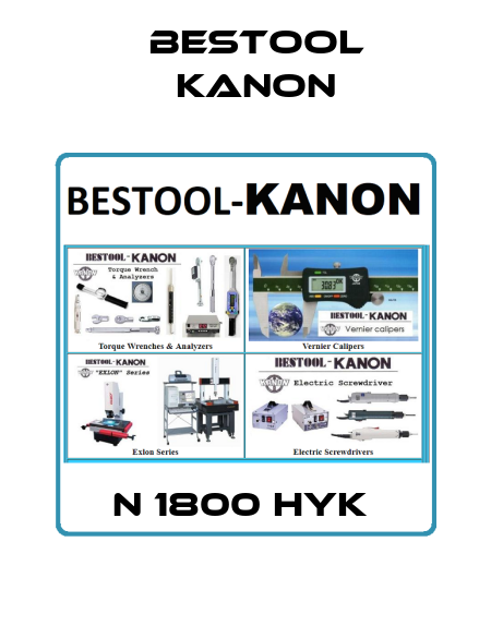 N 1800 HYK  Bestool Kanon