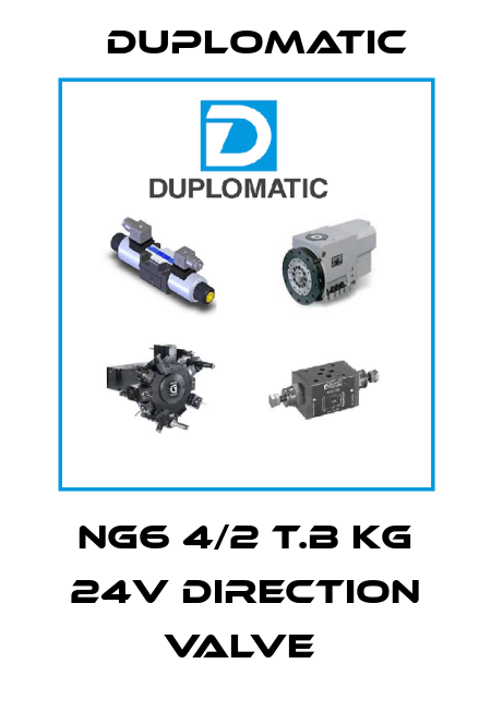 NG6 4/2 T.B KG 24V direction valve  Duplomatic