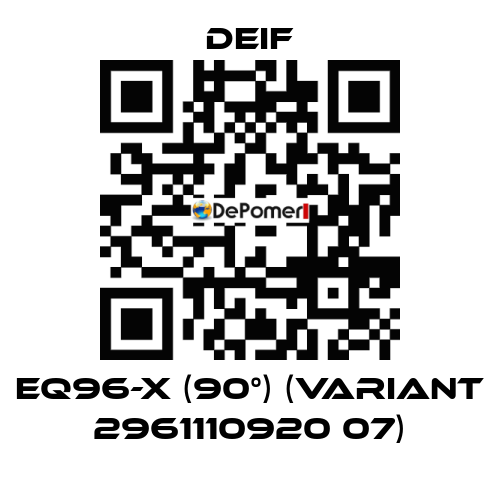 EQ96-x (90°) (Variant 2961110920 07) Deif