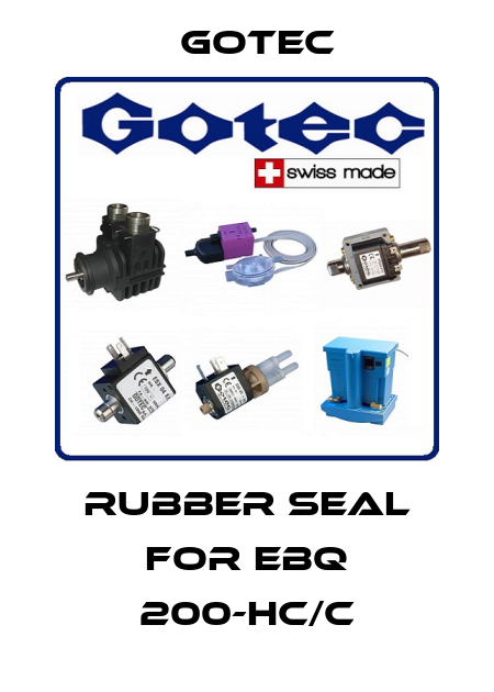 rubber seal for EBQ 200-HC/C Gotec