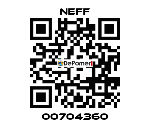00704360 Neff