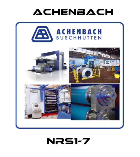 NRS1-7  ACHENBACH
