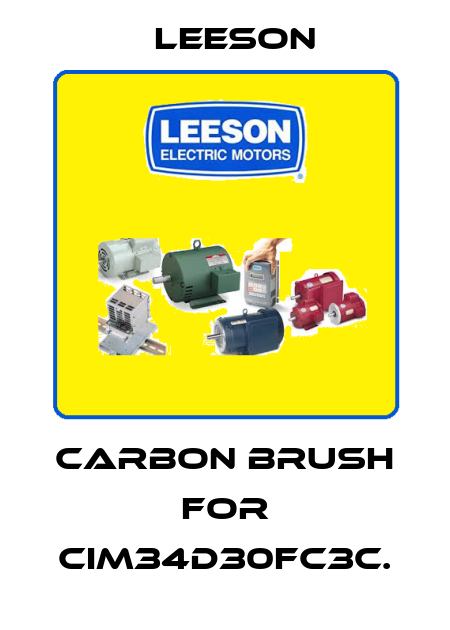Carbon brush for CIM34D30FC3C. Leeson