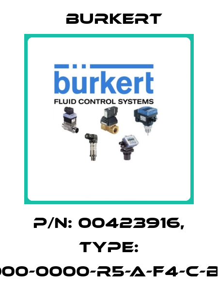 P/N: 00423916, Type: SE35-0000-0000-R5-A-F4-C-BDN/DC-A Burkert