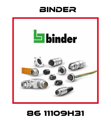 86 11109H31 Binder