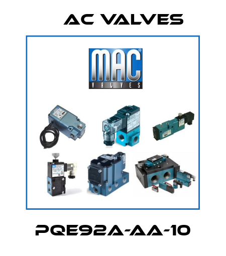 PQE92A-AA-10 МAC Valves