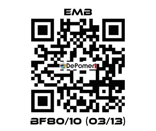 BF80/10 (03/13) Emb