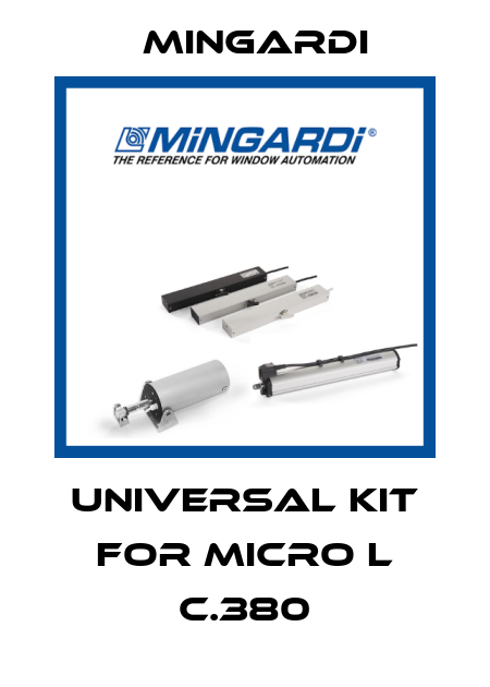 UNIVERSAL KIT FOR Micro L C.380 Mingardi