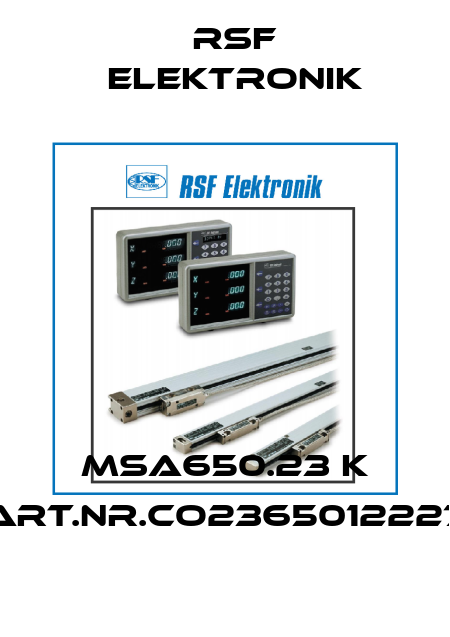 MSA650.23 K (Art.Nr.CO2365012227) Rsf Elektronik