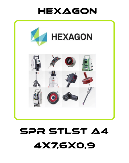 SPR STLST A4 4x7,6x0,9 Hexagon