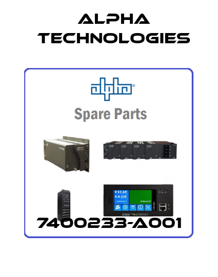 7400233-A001 Alpha Technologies