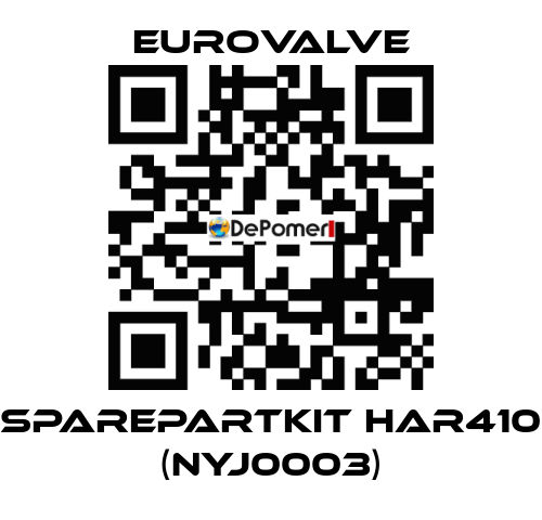 Sparepartkit HAR410 (NYJ0003) Eurovalve