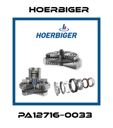 PA12716−0033  Hoerbiger
