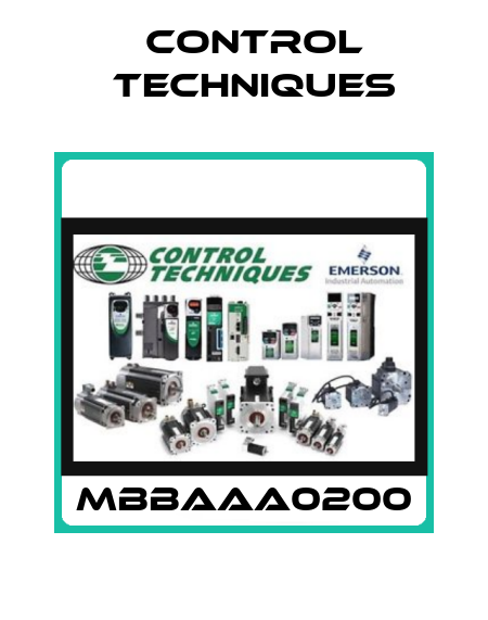 MBBAAA0200 Control Techniques