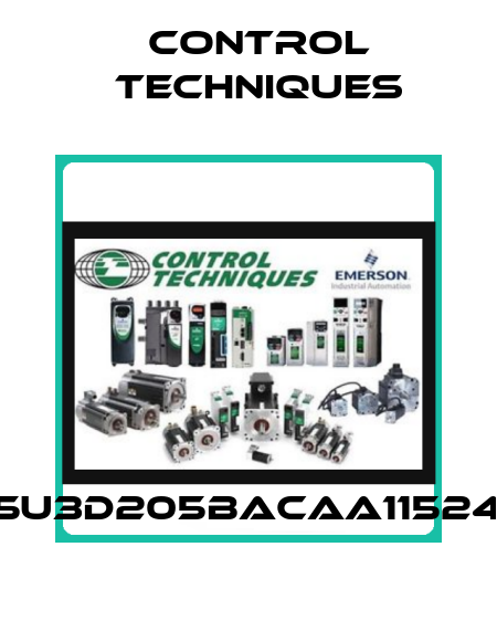 115U3D205BACAA115240 Control Techniques